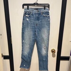 Abercrombie & Fitch Distressed Mom Jeans